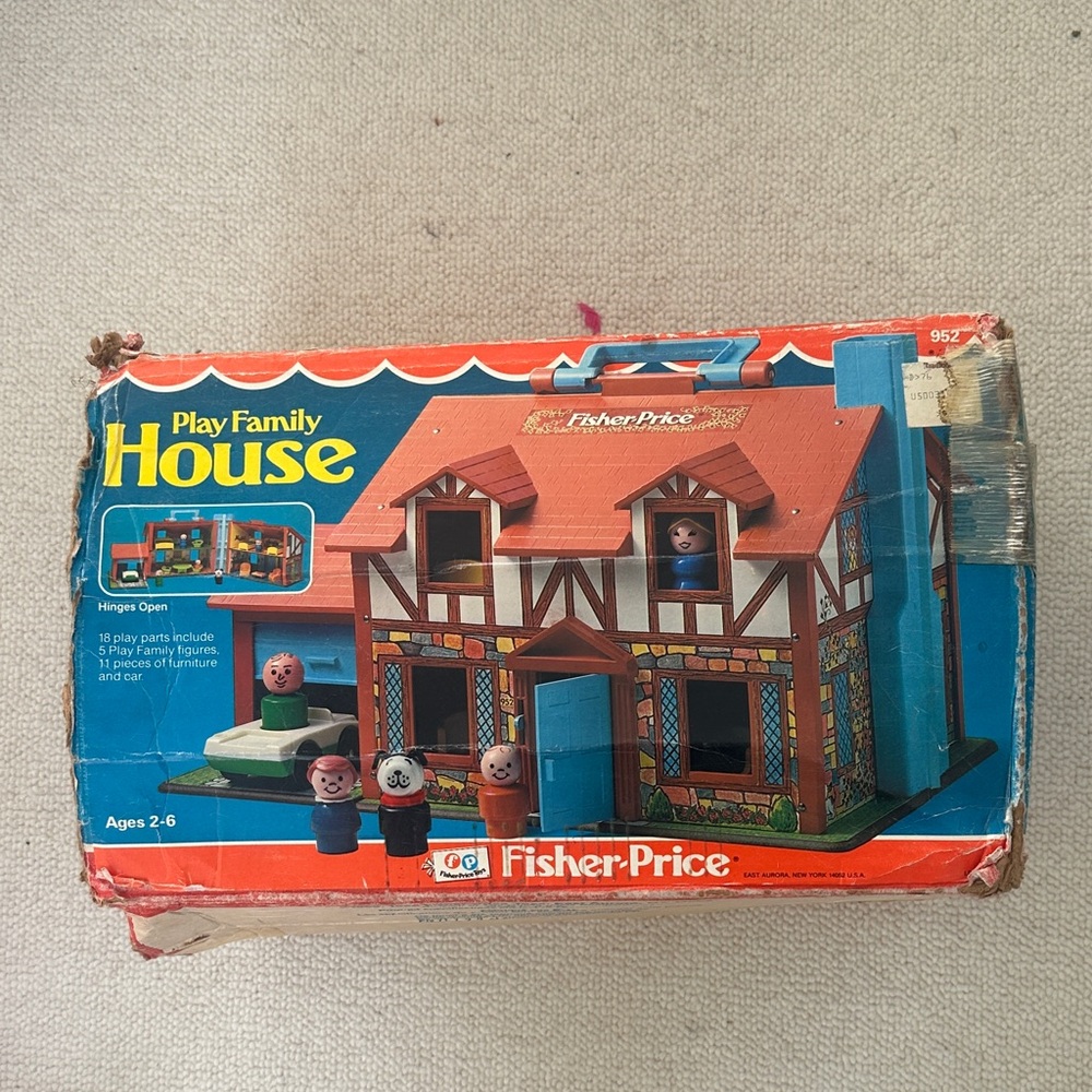 Fisher-Price Play Family House - Red and Blue